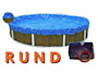 Pool Abdeckplane rund