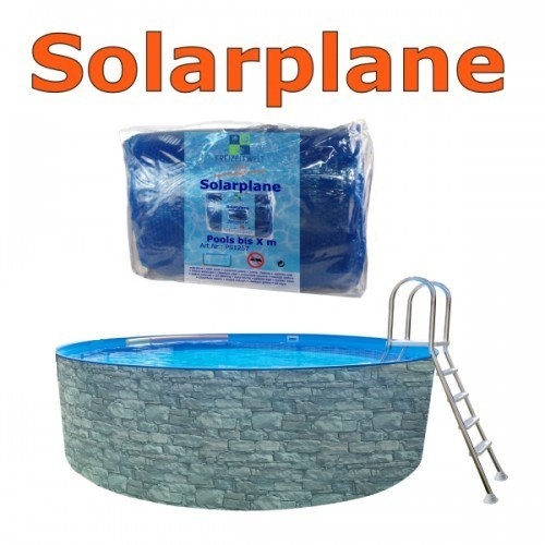 8,50 x 4,90 m Solarplane pool oval 850 x 490 cm Solarfolie