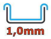 Innenhüllen Stärke 1,00mm