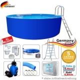 2,50 x 1,25 m Swimming Pool Komplettset