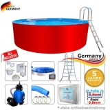 200 x 125 cm Aufstellpool Set