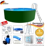 250 x 125 cm Gartenpool Komplettset