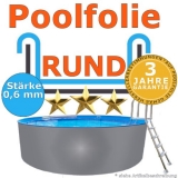 3,50 x 0,90 m x 0,6 mm Poolfolie Schwimmbadfolie 350 x 90 Pool Innenfolie