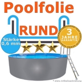 3,60 x 0,90 m x 0,6 mm Poolfolie Schwimmbadfolie 360 x 90 Pool Innenfolie