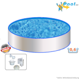 Rundbecken Pool 5,50 m x 1,20 m Set