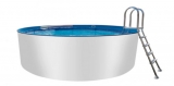 800 x 125 Alupool Komplettset Aluminium-Pool