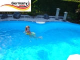 5,25 x 3,20 x 1,50 m Achtformpool-Alu Achtformbecken-Alu Pool