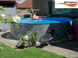 4,50 x 1,20 Stone Pool Stein Optik