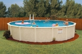 7,30 x 1,32 m Aufstellpool T1