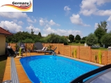 7,00 x 4,20 x 1,50 m Aluminium Ovalpool Alu Einbaupool