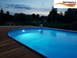 6,00 x 3,20 x 1,25 m Alu Ovalpool Ovalbecken Pool oval