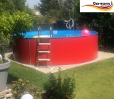 2,50 x 1,25 m Aufstellpool