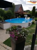 6,00 x 3,20 x 1,20 m Ovalpool