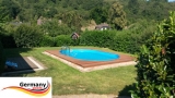 6,30 x 3,60 x 1,20 m Pool oval Komplettset