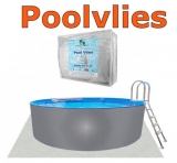 800 x 125 Alupool Komplettset Aluminium-Pool