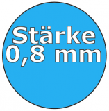Poolfolie 4,50 x 3,00 x 1,50 m x 0,8 Einhängebiese