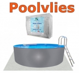 4,60 x 0,90 m Poolset Weiss
