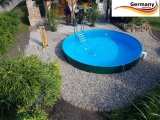 800 x 125 cm Gartenpool Komplettset