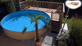 460 x 120 cm Holzpool Set