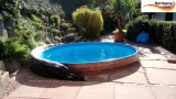 250 x 120 cm Poolset Gartenpool Pool Komplettset