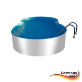 4,70 x 3,00 x 1,25 m Alu-Achtformpool Alu-Achtformbecken Pool