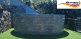 450 x 120 cm Poolset Stone Pool Steinoptik