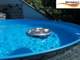 730 x 120 cm Poolset Stone Pool Steinoptik