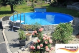 250 x 125 cm Aufstellpool Set