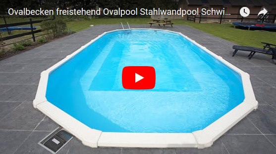 Schwimmbad Aufbau