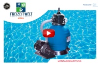 Montage Sandfilteranlage in Betrieb nehmen